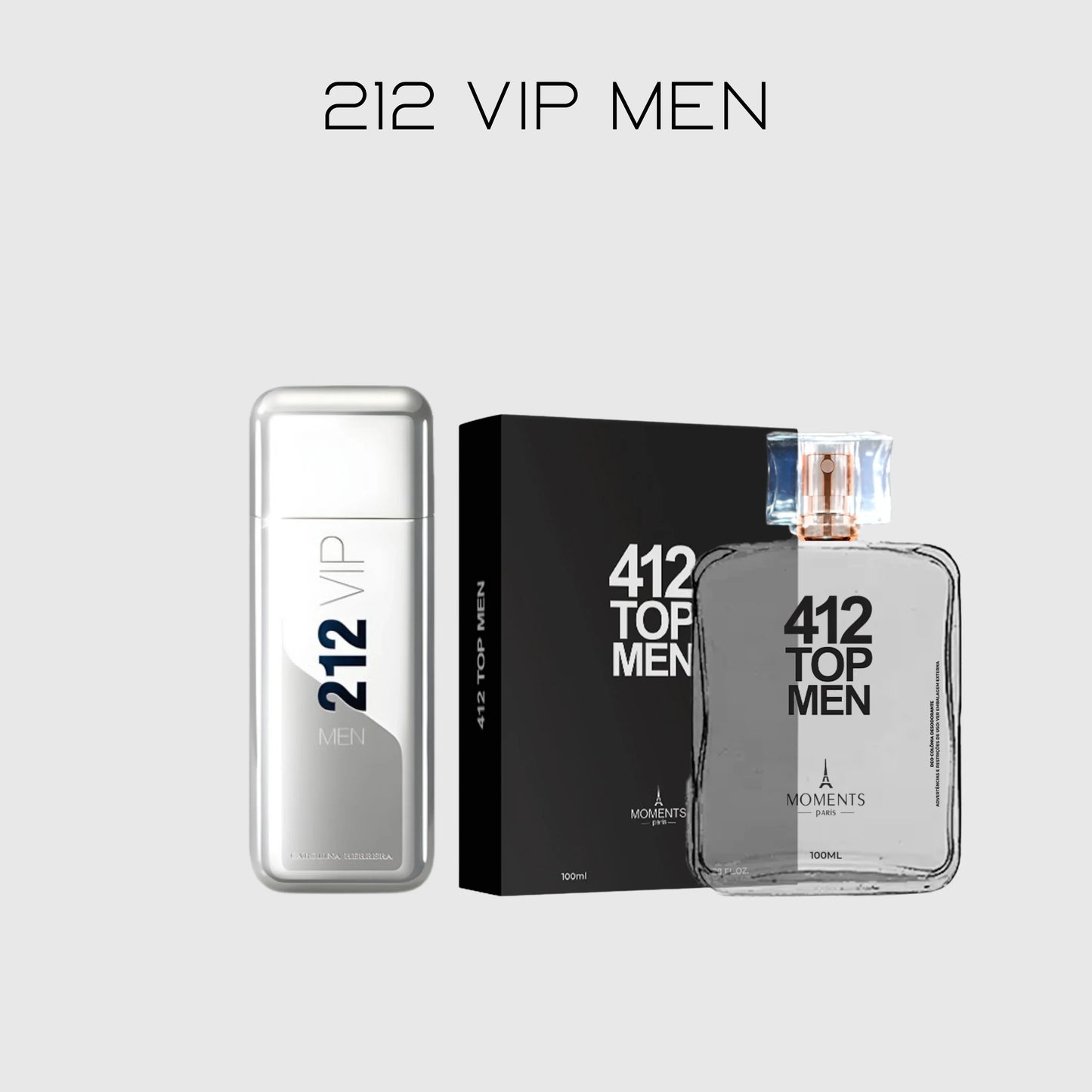 412 Top Men 100ml - 212 Vip Men Carolina Herrera